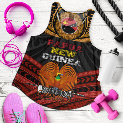 Papua New Guinea Custom Personalised Women Tank Papua New Guinea Fabric Pattern Design