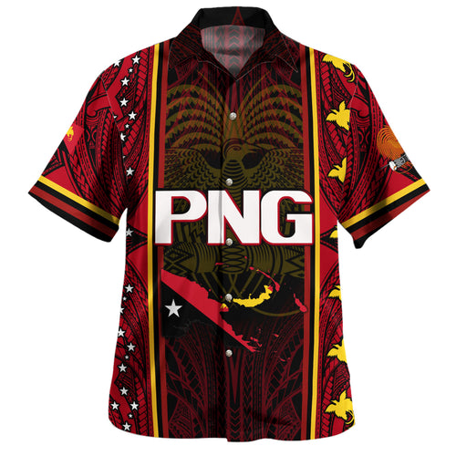 Papua New Guinea Custom Personalised Hawaiian Shirt Papua New Guinea Fabric Pattern Design