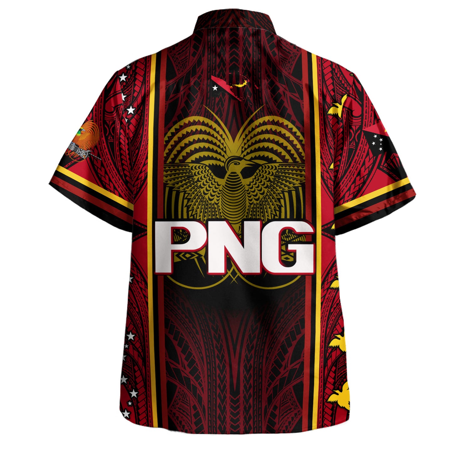 Papua New Guinea Custom Personalised Hawaiian Shirt Papua New Guinea Fabric Pattern Design