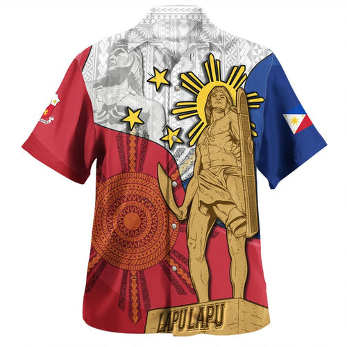 Philippines Filipinos Hawaiian Shirt Lapu Lapu Heroes With Sun And Flag Tribal Patterns