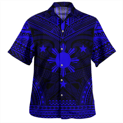 Philippines Hawaiian Shirt - Philippines Cheif Tattoo Patterns Style