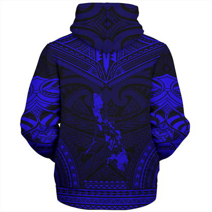 Philippines Sherpa Hoodie - Philippines Cheif Tattoo Patterns Style