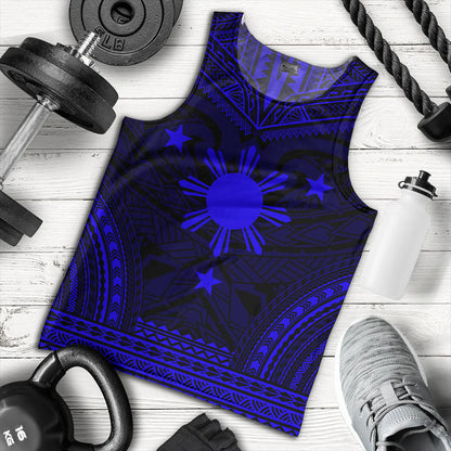 Philippines Tank Top - Philippines Cheif Tattoo Patterns Style