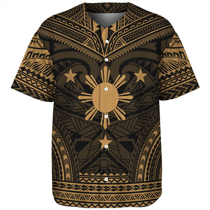 Philippines Baseball Shirt - Philippines Cheif Tattoo Patterns Style