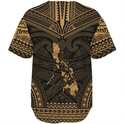 Philippines Baseball Shirt - Philippines Cheif Tattoo Patterns Style