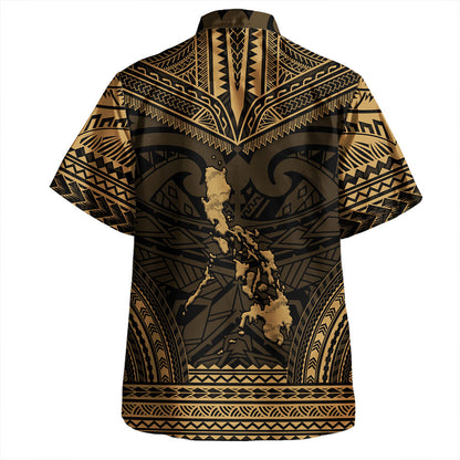 Philippines Hawaiian Shirt - Philippines Cheif Tattoo Patterns Style