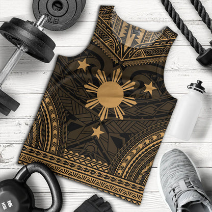 Philippines Tank Top - Philippines Cheif Tattoo Patterns Style