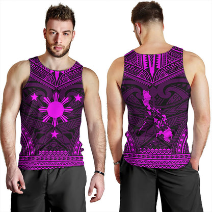 Philippines Tank Top - Philippines Cheif Tattoo Patterns Style