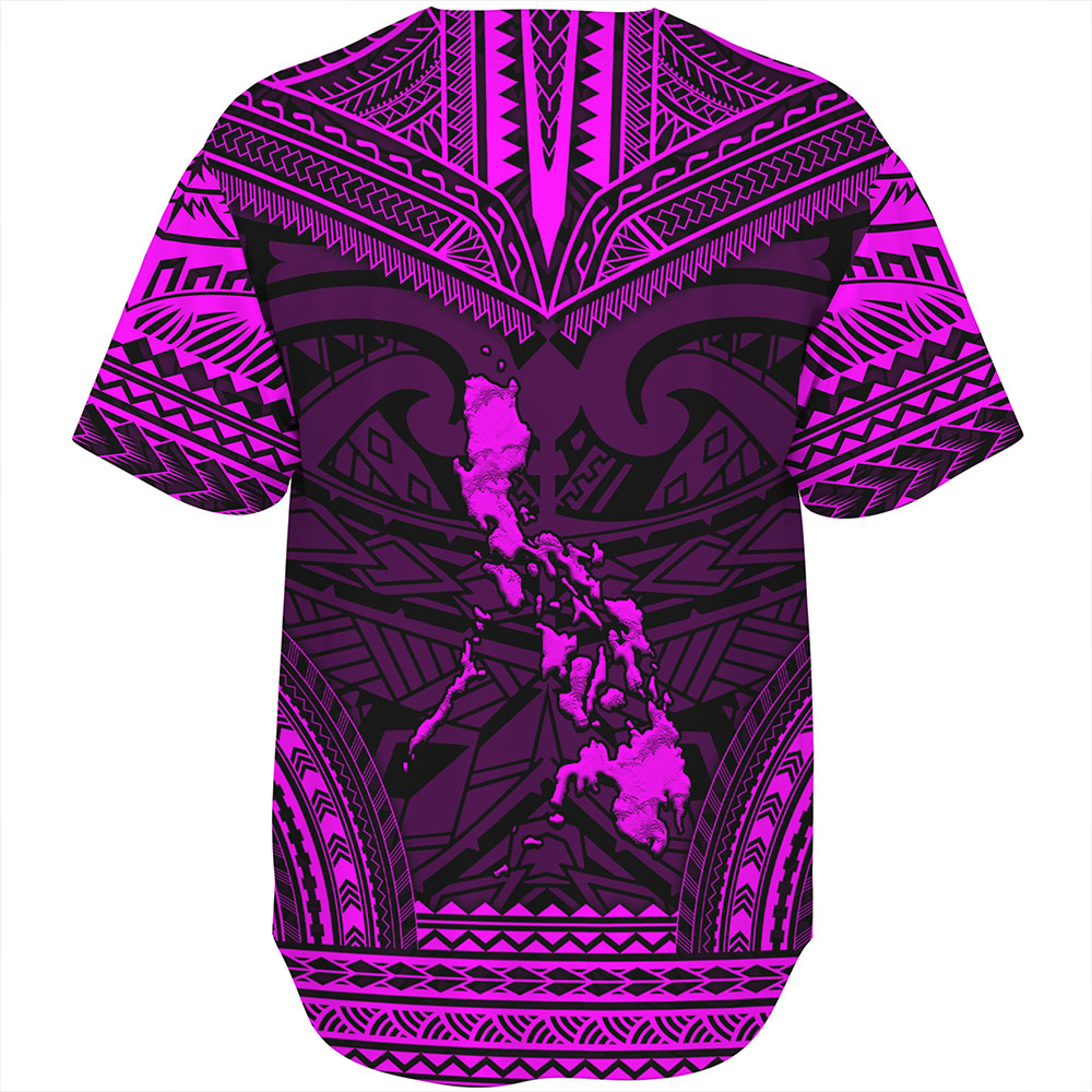 Philippines Baseball Shirt - Philippines Cheif Tattoo Patterns Style