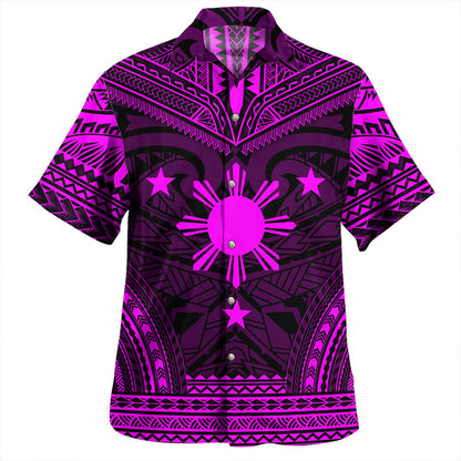 Philippines Hawaiian Shirt - Philippines Cheif Tattoo Patterns Style