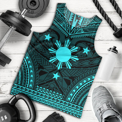 Philippines Tank Top - Philippines Cheif Tattoo Patterns Style