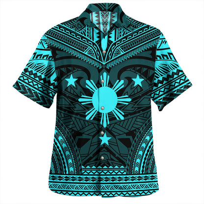 Philippines Hawaiian Shirt - Philippines Cheif Tattoo Patterns Style