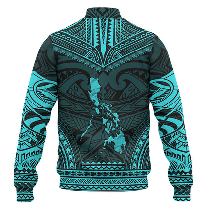 Philippines Baseball Jacket - Philippines Cheif Tattoo Patterns Style