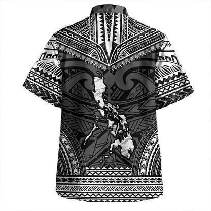 Philippines Hawaiian Shirt - Philippines Cheif Tattoo Patterns Style