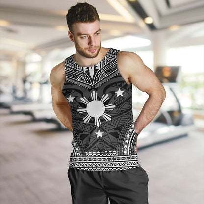 Philippines Tank Top - Philippines Cheif Tattoo Patterns Style