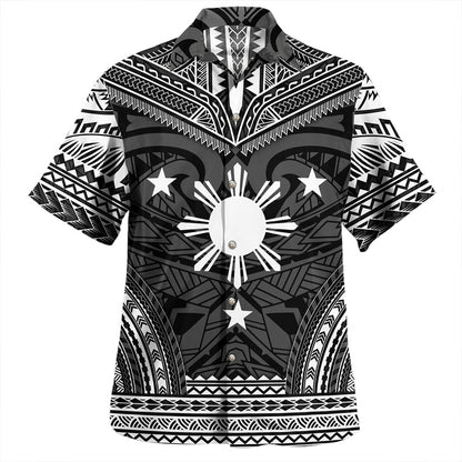 Philippines Hawaiian Shirt - Philippines Cheif Tattoo Patterns Style