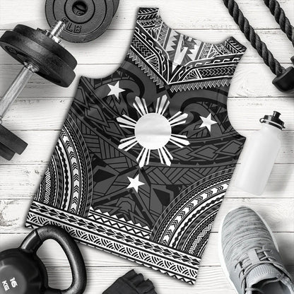 Philippines Tank Top - Philippines Cheif Tattoo Patterns Style