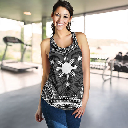 Philippines Women Tank - Philippines Cheif Tattoo Patterns Style