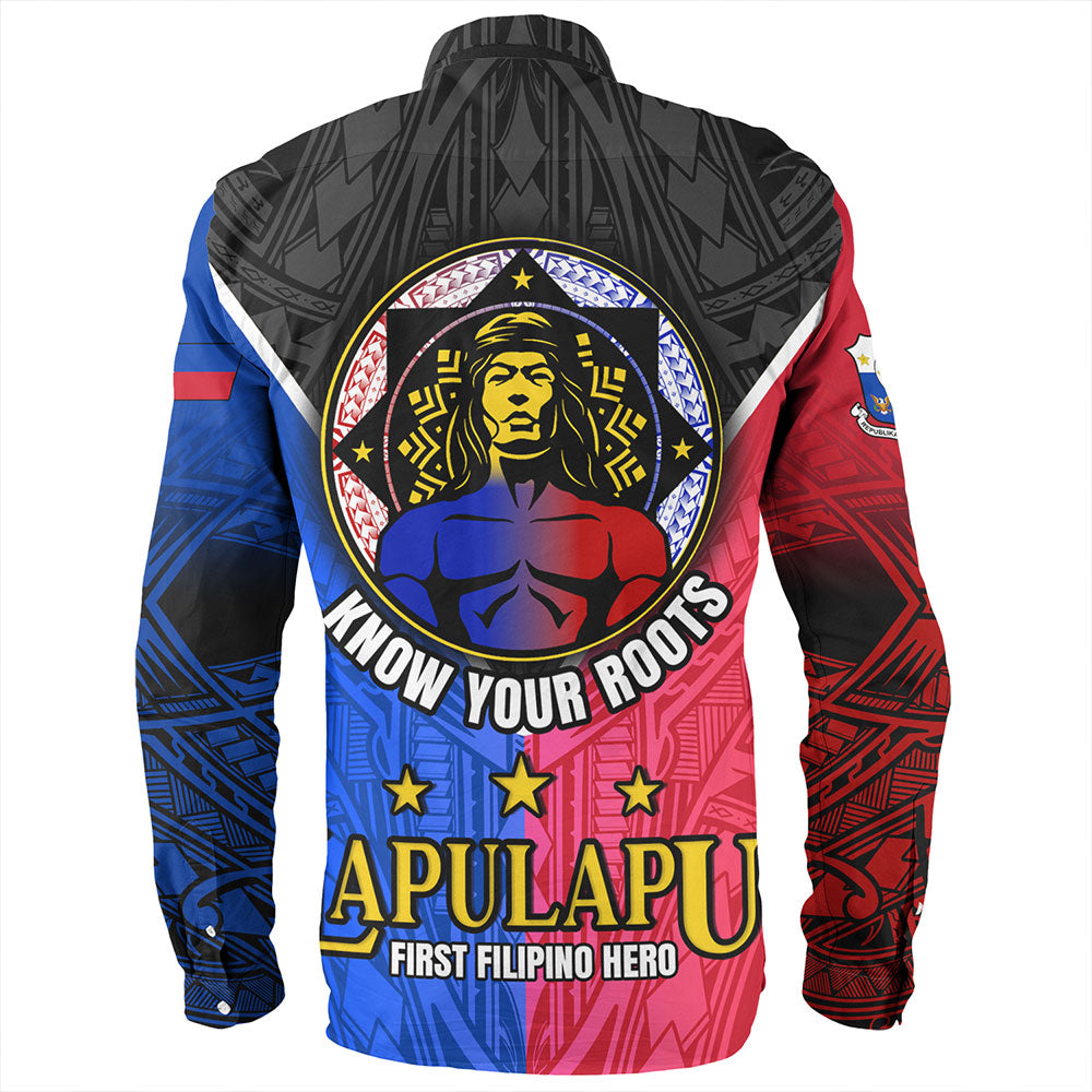 Philippines Filipinos Long Sleeve Shirt Lapu-Lapu First Filipino Hero