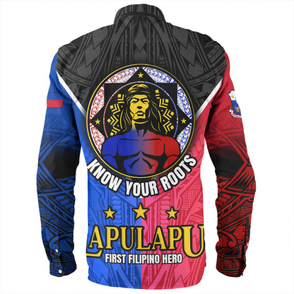 Philippines Filipinos Long Sleeve Shirt Lapu-Lapu First Filipino Hero