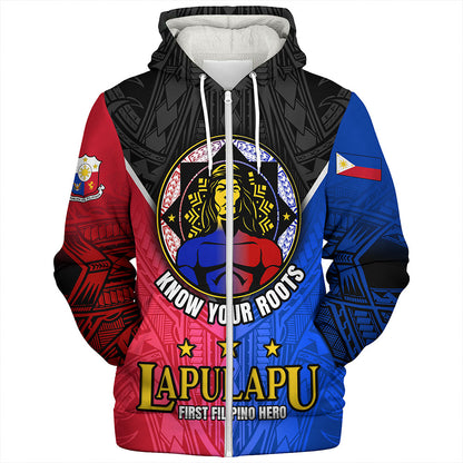 Philippines Filipinos Sherpa Hoodie Lapu-Lapu First Filipino Hero