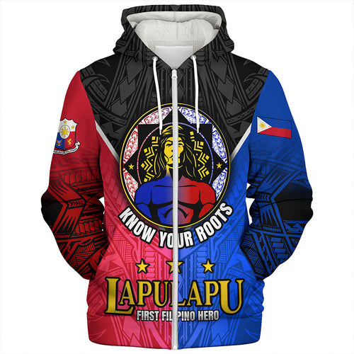 Philippines Filipinos Sherpa Hoodie Lapu-Lapu First Filipino Hero
