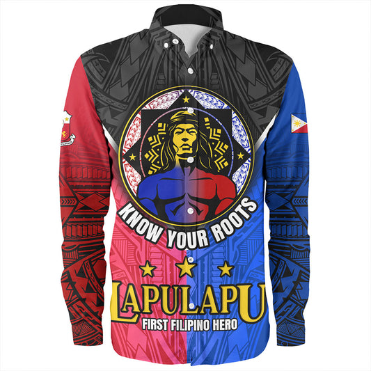 Philippines Filipinos Long Sleeve Shirt Lapu-Lapu First Filipino Hero