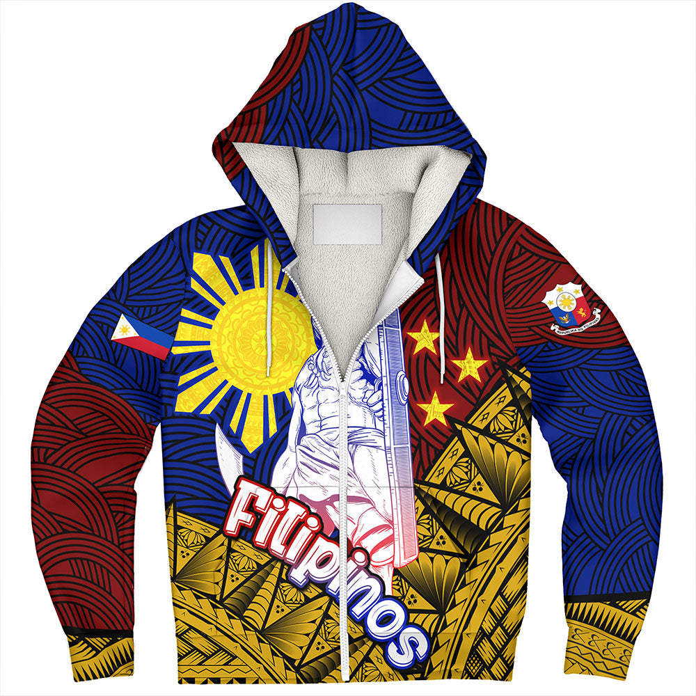 Philippines Filipinos Sherpa Hoodie Lapu Lapu Heroes Special Style