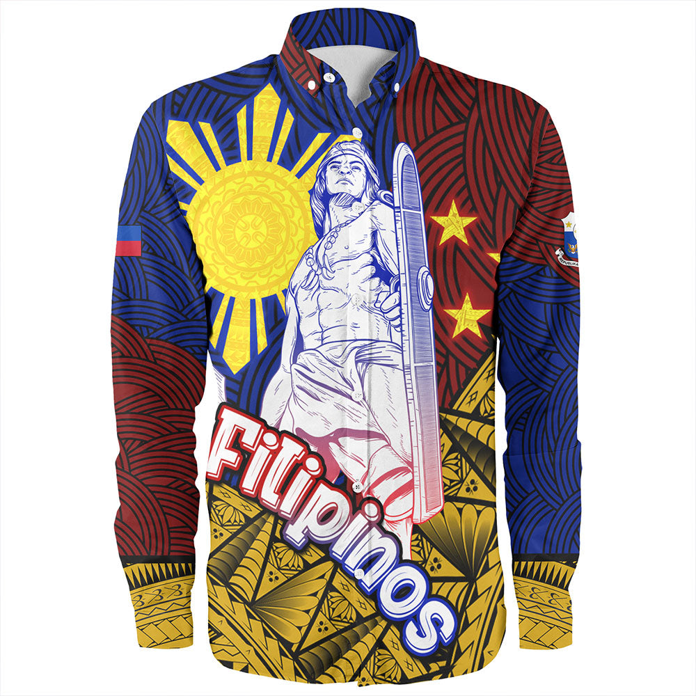 Philippines Filipinos Long Sleeve Shirt Lapu Lapu Heroes Special Style