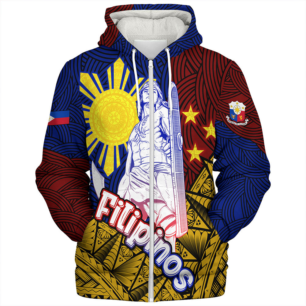 Philippines Filipinos Sherpa Hoodie Lapu Lapu Heroes Special Style