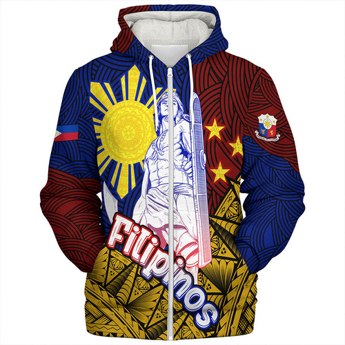 Philippines Filipinos Sherpa Hoodie Lapu Lapu Heroes Special Style