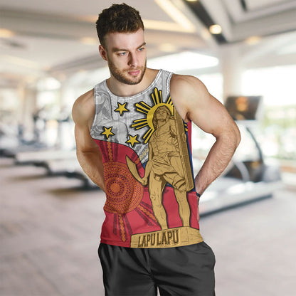 Philippines Filipinos Tank Top Lapu Lapu Heroes With Sun And Flag Tribal Patterns