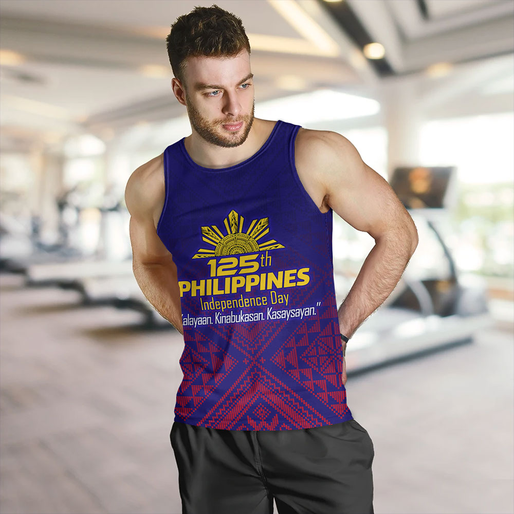 Philippines Filipinos Tank Top Philippines Independence Day Kalayaan-Kinabukasan-Kasaysayan