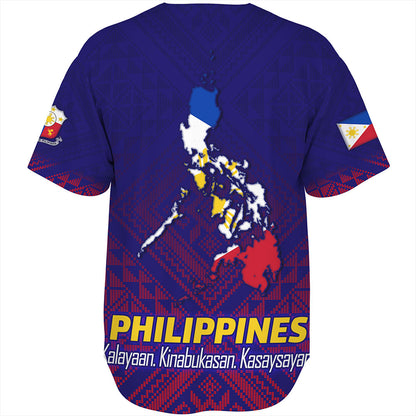 Philippines Filipinos Baseball Shirt Philippines Independence Day Kalayaan-Kinabukasan-Kasaysayan