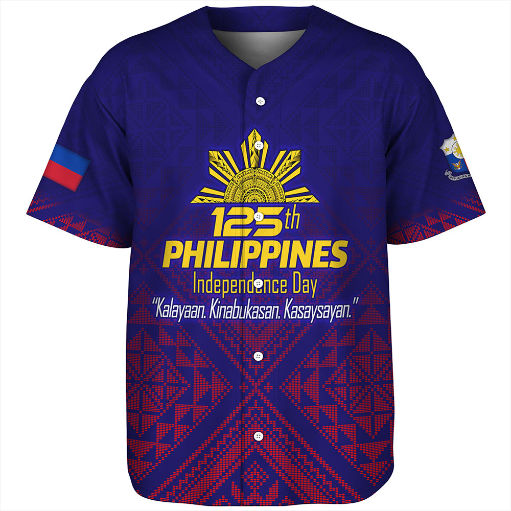Philippines Filipinos Baseball Shirt Philippines Independence Day Kalayaan-Kinabukasan-Kasaysayan