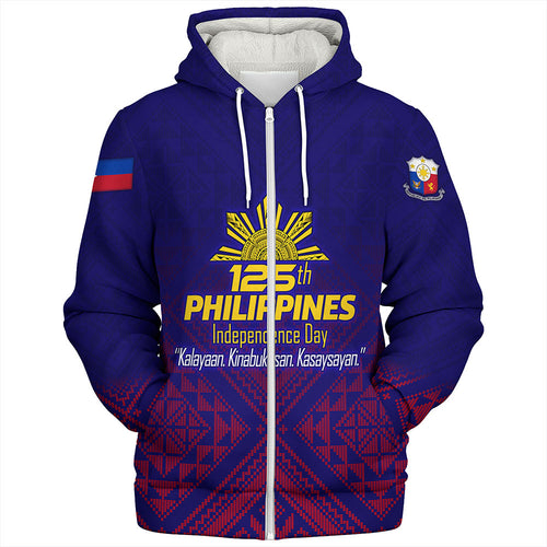 Philippines Filipinos Sherpa Hoodie Philippines Independence Day Kalayaan-Kinabukasan-Kasaysayan