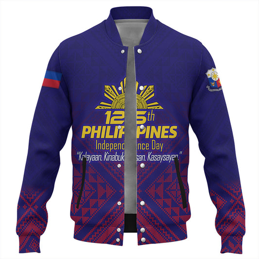 Philippines Filipinos Baseball Jacket Philippines Independence Day Kalayaan-Kinabukasan-Kasaysayan