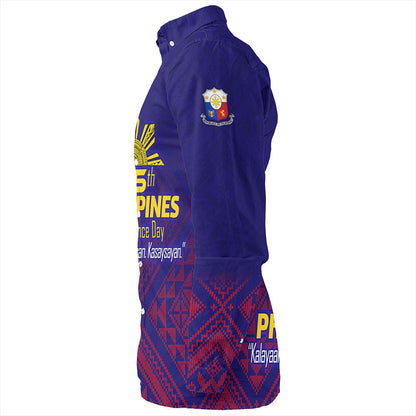 Philippines Filipinos Long Sleeve Shirt Philippines Independence Day Kalayaan-Kinabukasan-Kasaysayan