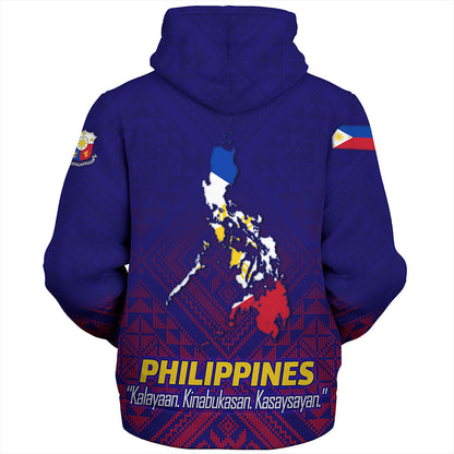 Philippines Filipinos Sherpa Hoodie Philippines Independence Day Kalayaan-Kinabukasan-Kasaysayan