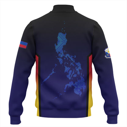 Philippines Filipinos Baseball Jacket Philippines Independence Day With Map