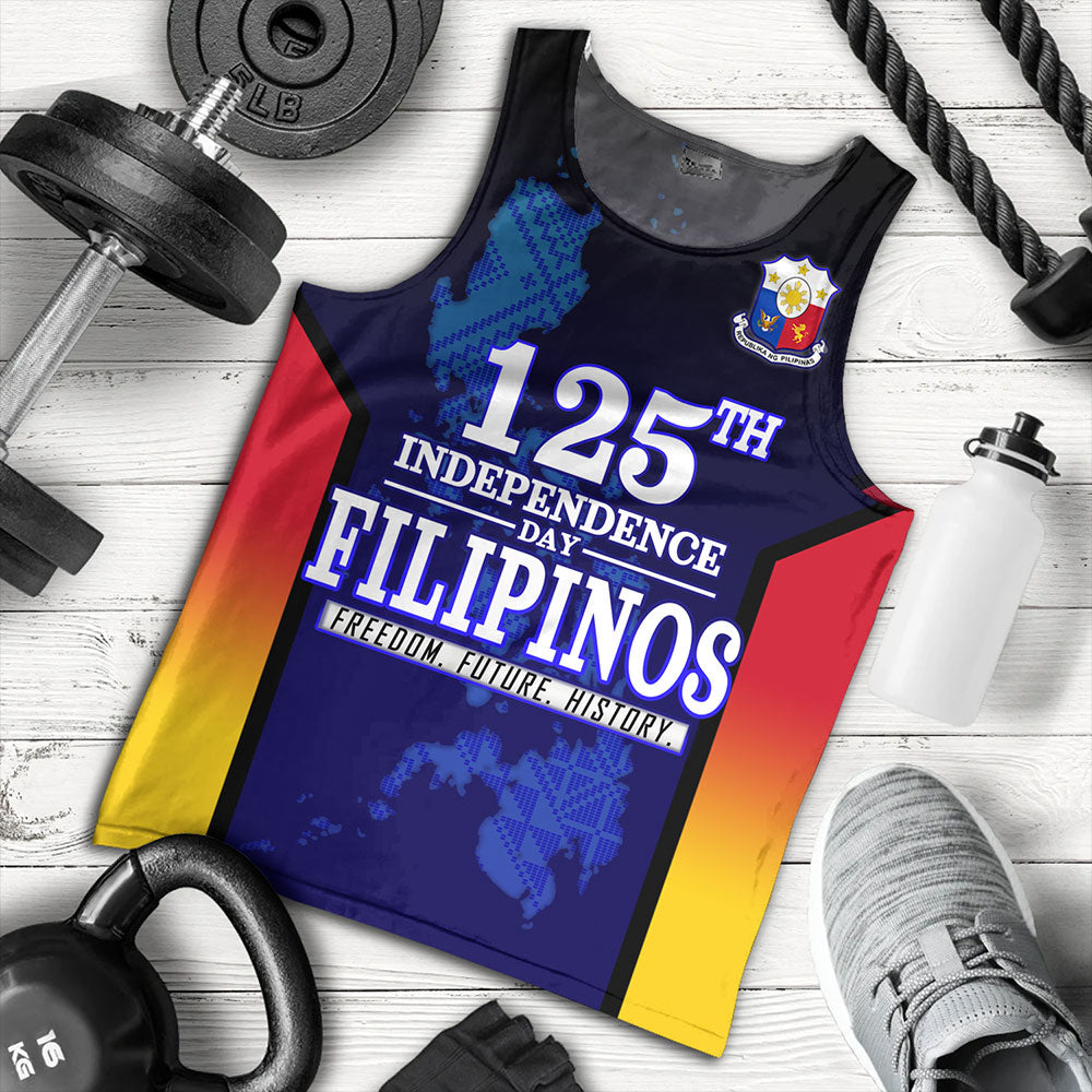 Philippines Filipinos Tank Top Philippines Independence Day With Map