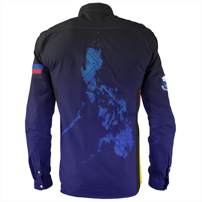 Philippines Filipinos Long Sleeve Shirt Philippines Independence Day With Map