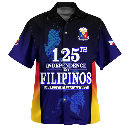 Philippines Filipinos Hawaiian Shirt The Philippine Eagle With Traditional Patterns