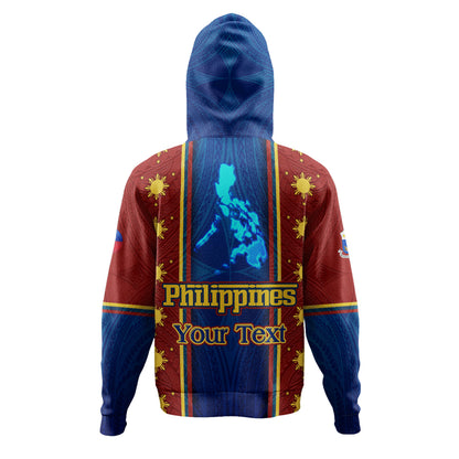 Philippines Filipinos Custom Personalised Hoodie Tribal Sun Traditional Patterns