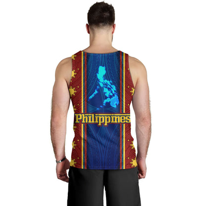Philippines Filipinos Custom Personalised Tank Top Tribal Sun Traditional Patterns
