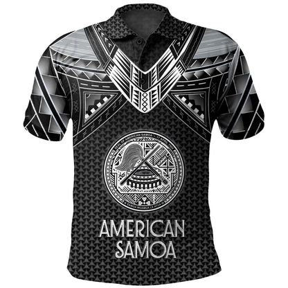 American Samoa Custom Personalised  Polo Shirt Polynesian Tribal Tattoo