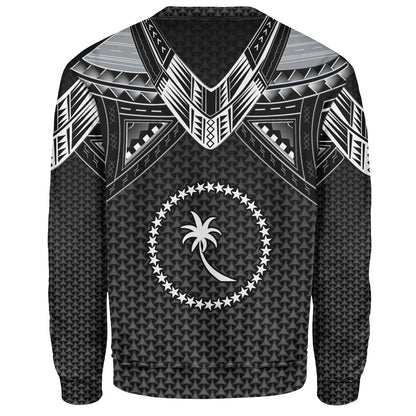 Chuuk State Custom Personalised Sweatshirt Polynesian Tribal Tattoo