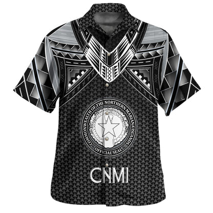 Palau Custom Personalised Hawaiian Shirt Polynesian Tribal Tattoo