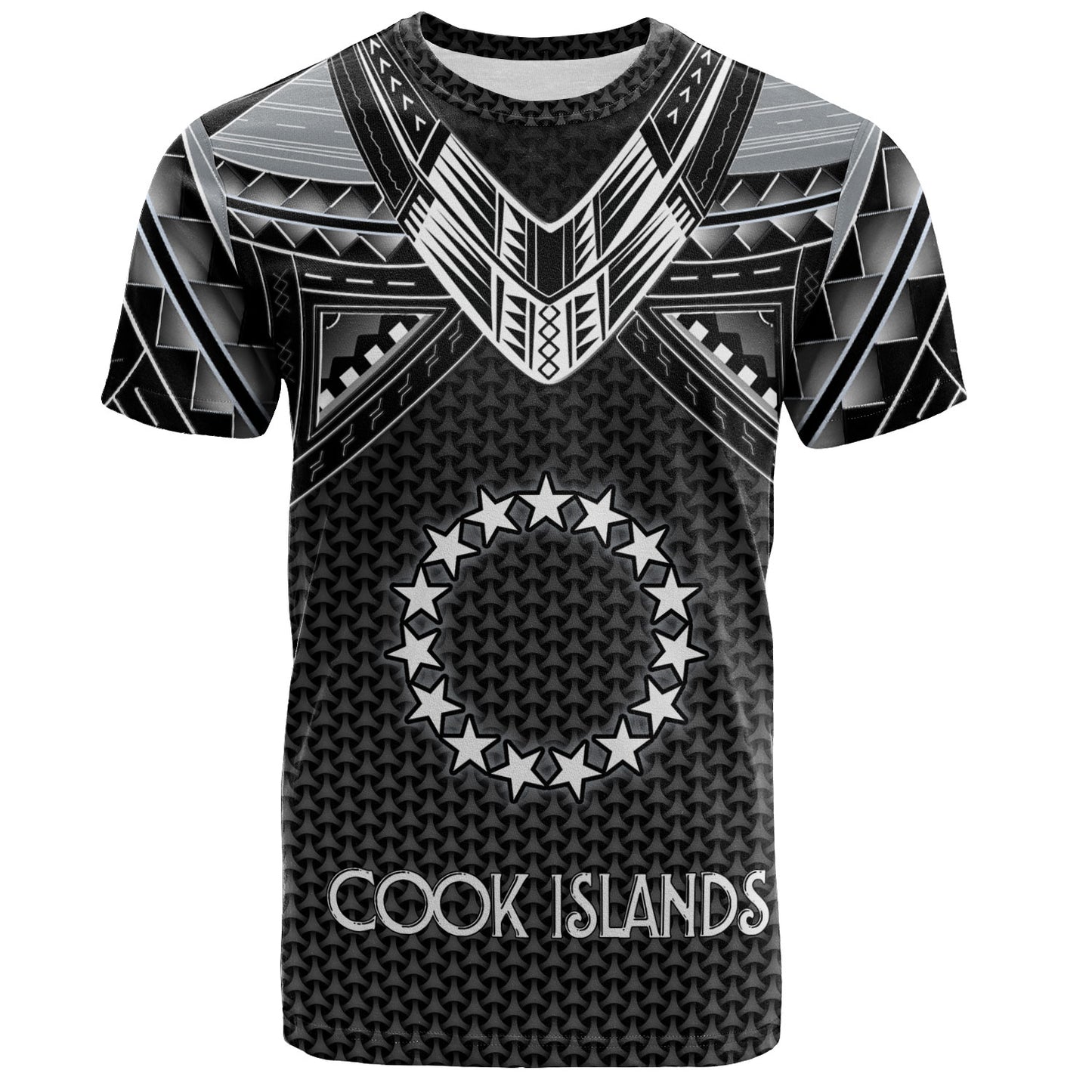 Cook Islands Custom Personalised T-Shirt Polynesian Tribal Tattoo