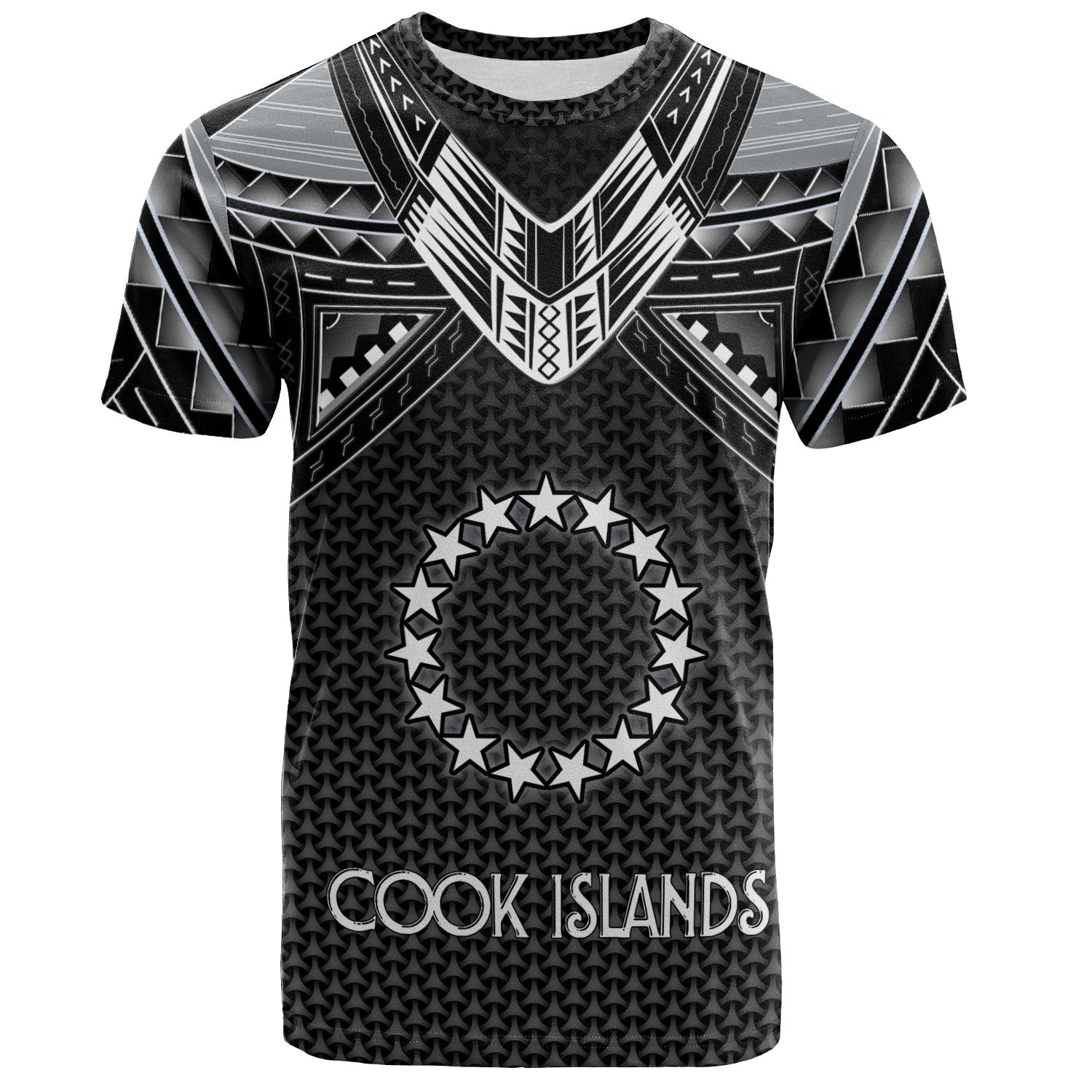 Cook Islands Custom Personalised T-Shirt Polynesian Tribal Tattoo